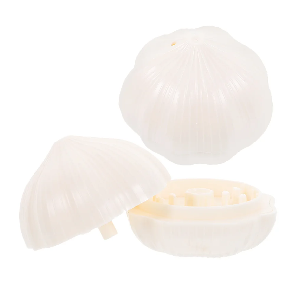 

2Pcs Manual Garlic Presser Material Simple Disassembly Safe Design for Garlic Ginger Chopping Mincing Kitchen Tool