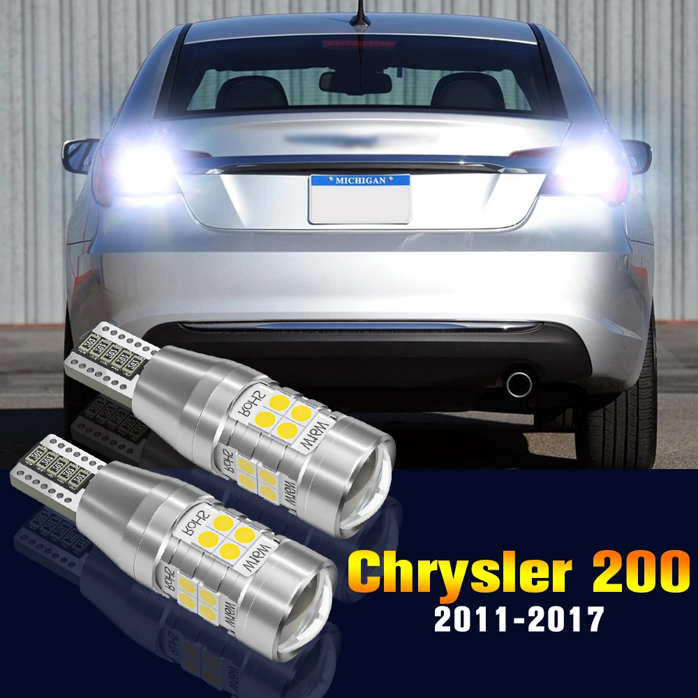 

2pcs LED Reverse Light Bulb Backup Lamp For Chrysler 200 2011-2017 2012 2013 2014 2015 2016 Accessories