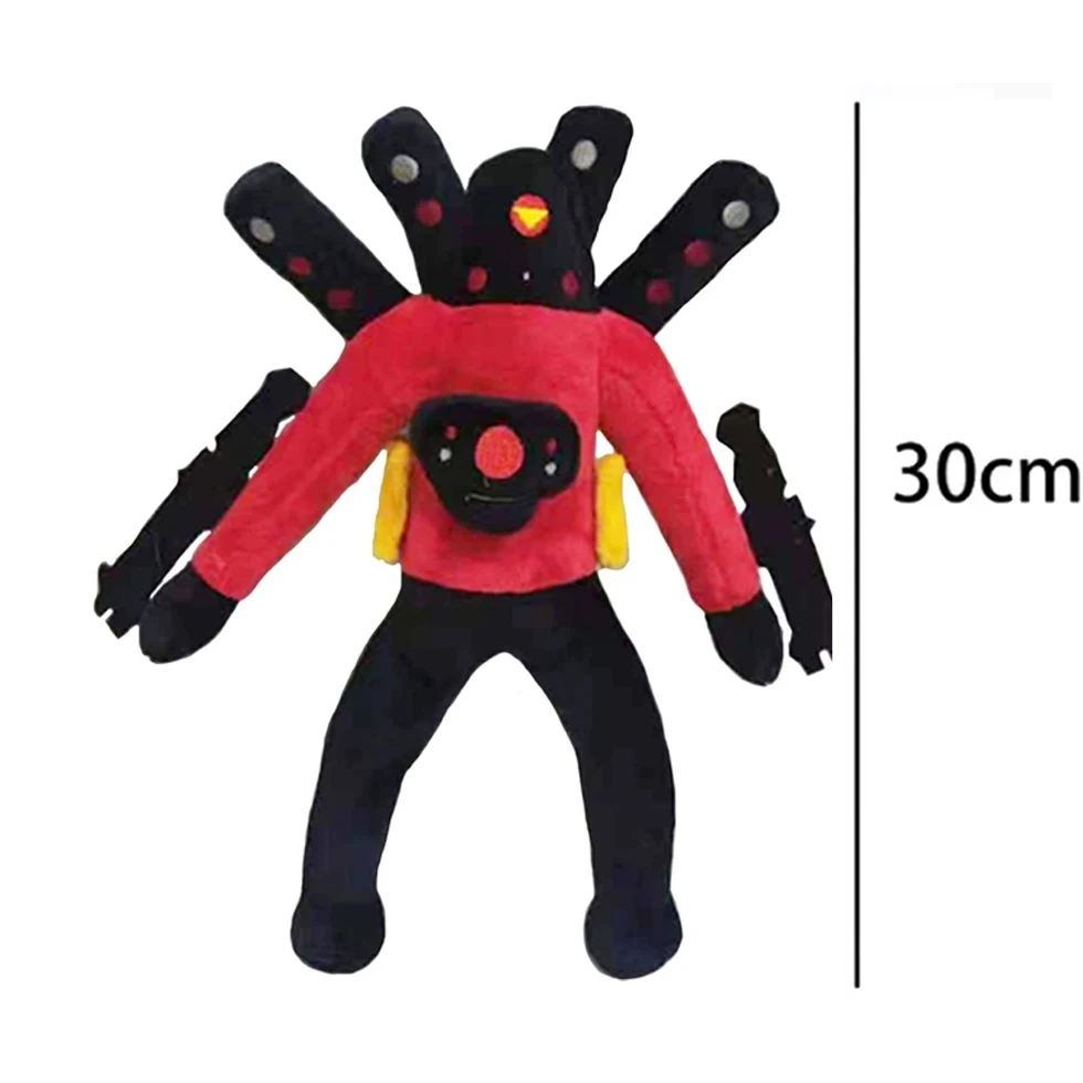 Skibidi-muñeco de peluche de 42 Piezas para hombre, muñeco de peluche Skibidi Dop, Yes, Titans, cámara de TV, videocámara, altavoz