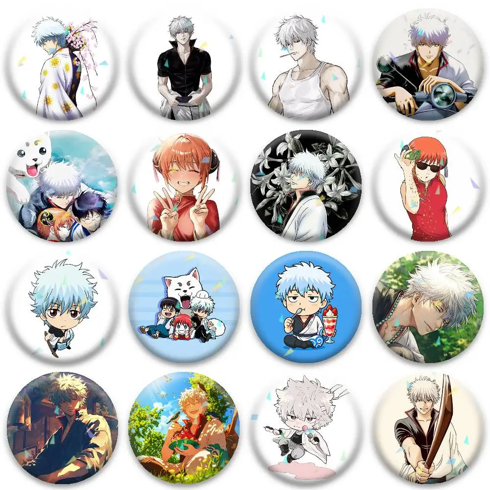 

G-Gintama Anime Badges Niche Design Brooch for Backpack Lapel Pins Creative Accessories