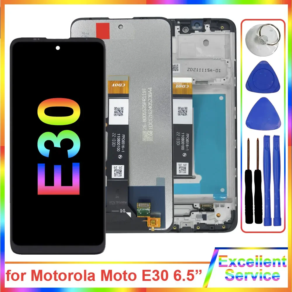 

New Tested LCD for Motorola Moto E30 XT2158-6 LCD Display Touch Screen Digitizer Replacemnet for Moto E30 XT2158-6 LCD Display