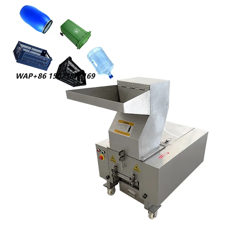 Industrial Pp Pe Pvc Plastic Recycling Crushing and Washing Machine Small Plastic Bottle Pet Shredder Crusher Machine for Waste