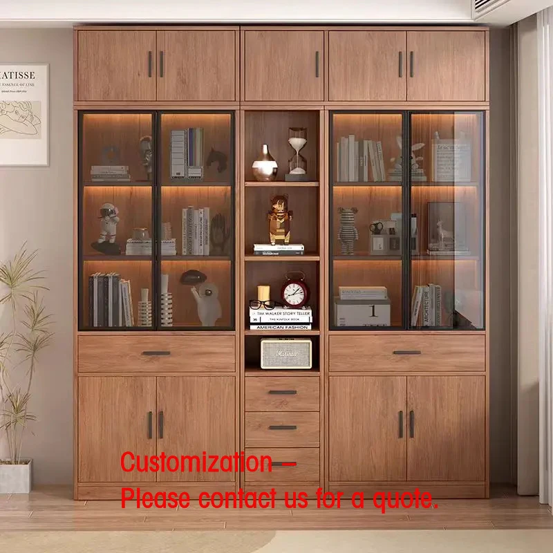 custom.Customizable Modern Solid Wood Living Room & Dining/Kitchen/Hotel Bookshelf Sideboard with Easy Assembly Storage