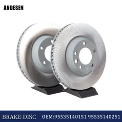 FOR Porsche Cayenne front brake discs 2003-2018 OE 95535140151 95535140150 95535140110 95535140251 95535140250  95535140210