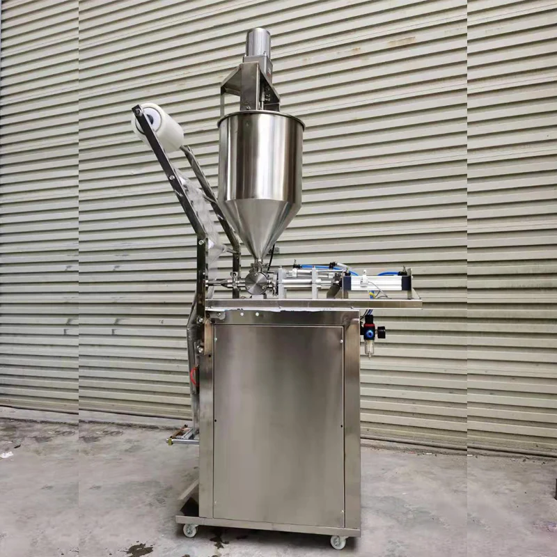 Automatic Chili Sauce Tomato Paste Packing Machine Small Pouch Honey Packing Machine