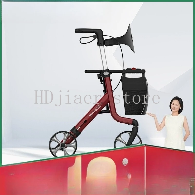 Gehhilfe für ältere Menschen, Rehabilitation, Gehhilfe – keine Installation erforderlich, handgedrückte Mobilität