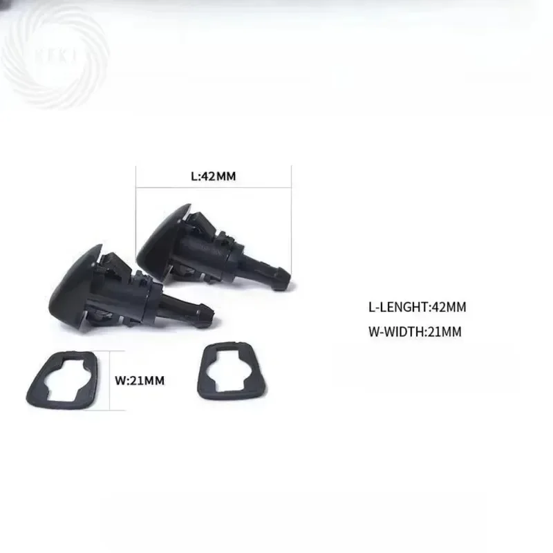 2 قطعة غسالة زجاج أمامي ممسحة الفوهات رذاذ طائرة 5303833AA لكرايسلر دودج المنتقم رحلة عيار جيب كومباس جراند شيروكي