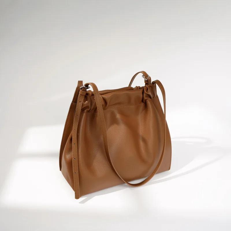 

Office Must Have Leather Ladies Tote Bag High End Paris Classic Vintage Craft Casual Crossbody Messenger Bag Essential Accessory