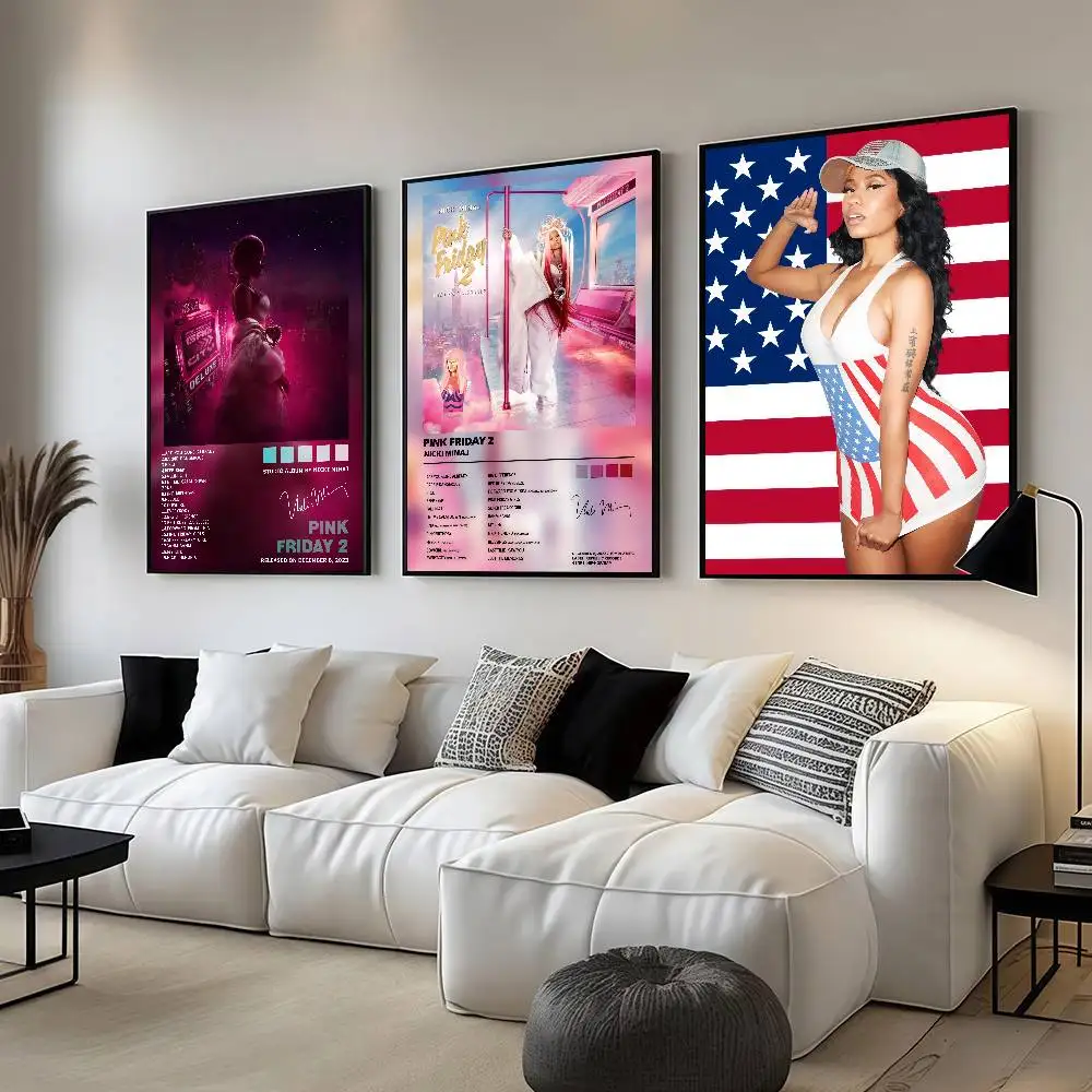 Singer Rapper Nicki Minaj Posters Dormitory Decorations Bedroom And Living Room Wall Murals Souvenirs