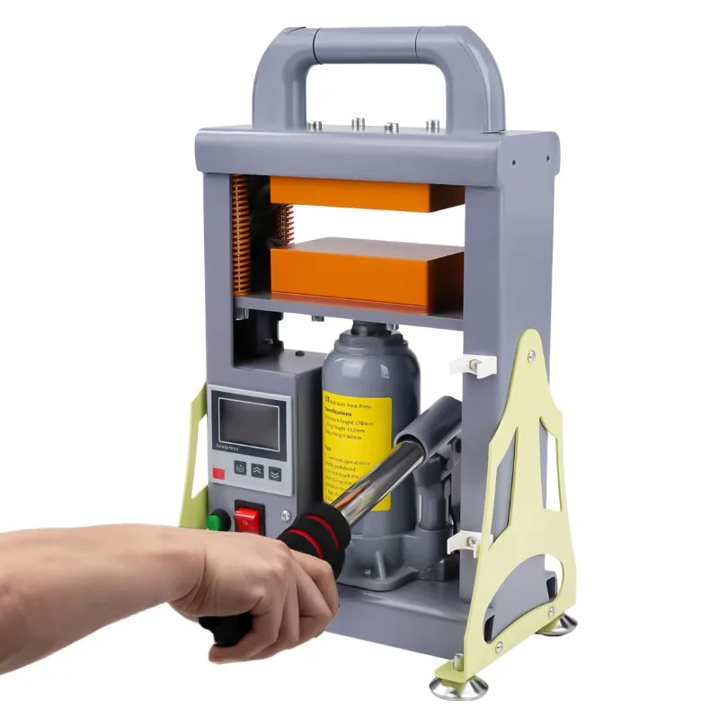 Manual rosin hot press 5-600W LCD digital control label printer portable