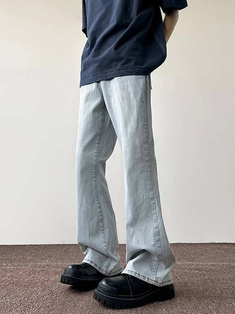 

Advanced Men's Jeans Spring New American Retro Casual Pants Micro Flared Cleanfit Loose Straight Leg Wear Resistant