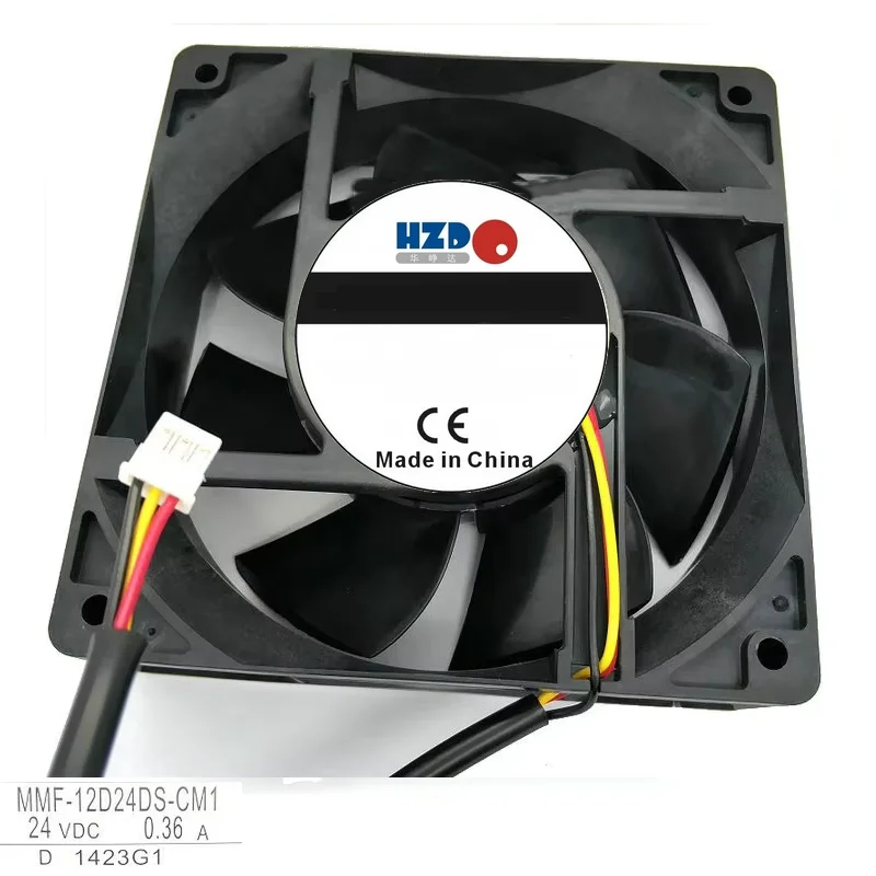 New Original 24V 3line Double ball bearing for YASKAWA inverter fan 0.36A MMF-12D24DS-CM1 hzdo