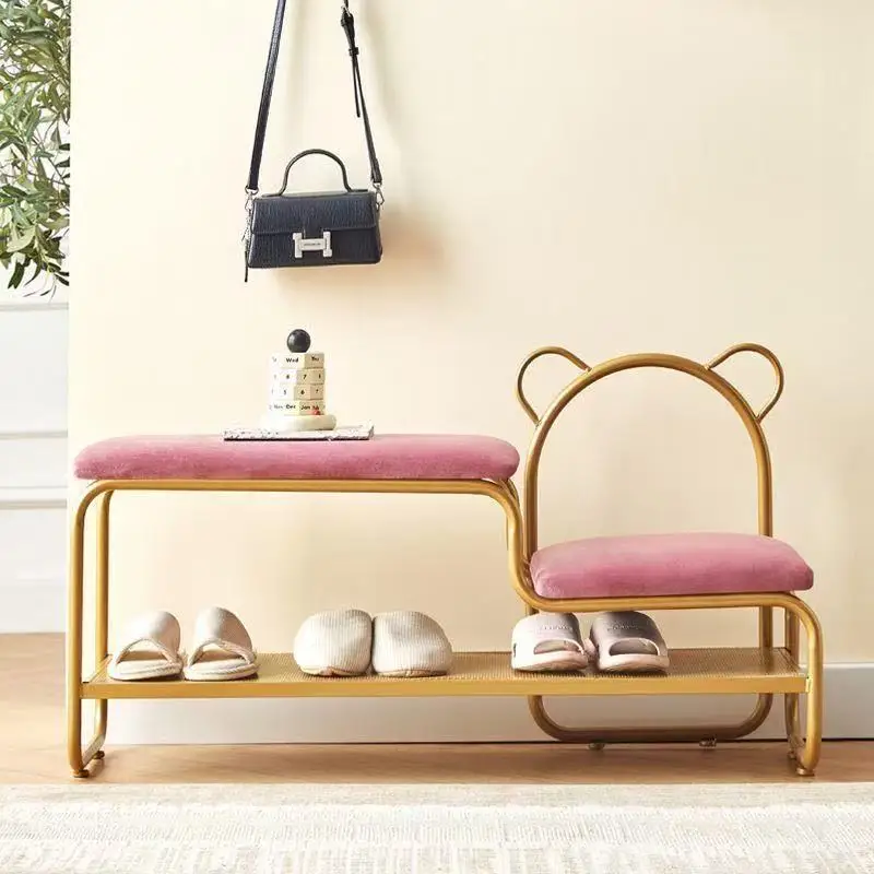 

2024 New Arrivals Modern Office Furniture Shoe Cabinet Rack Shoe Changing Stool