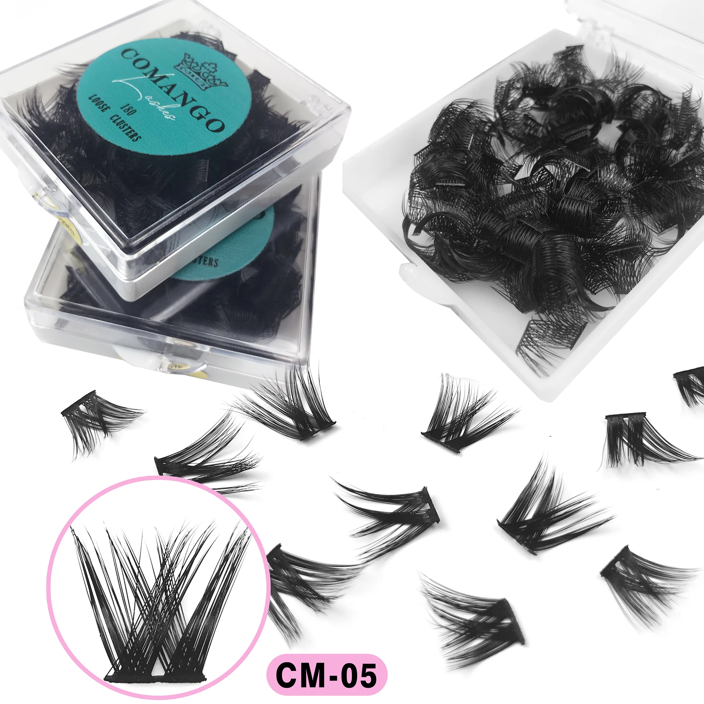 Cluster Lashes Individual Lashes Loose Fan Lash Extensions Lash Clusters C/D Curl 10/12/14/16/18mm DIY Eyelash Extensions