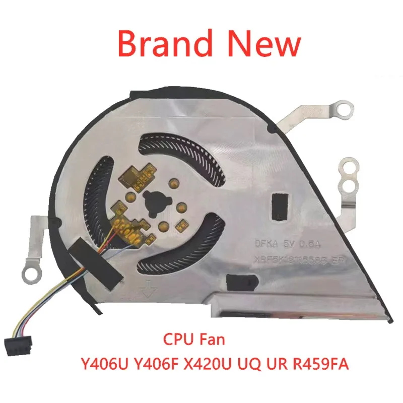 Brand New  Laptop CPU Cooling Fan For ASUS Y406U Y406F X420U UQ UR R459FA CPU Cooling