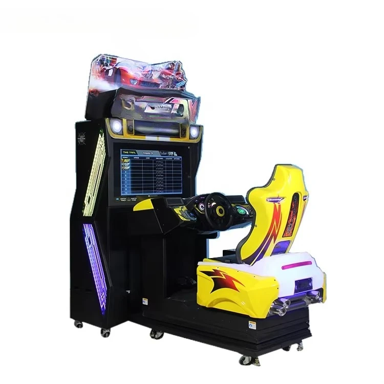 Coin emulator racing video arcade game machine