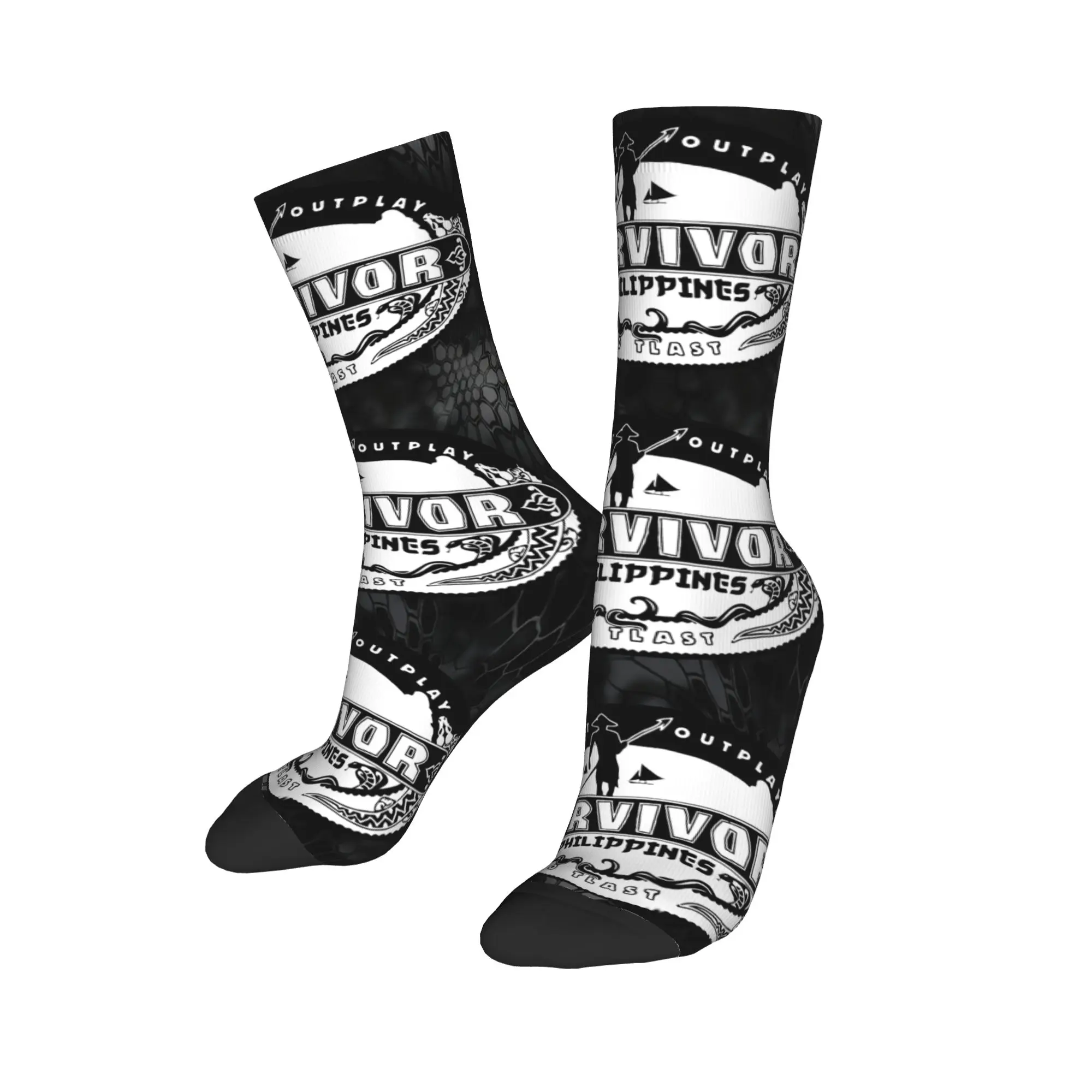 

Мужские носки S-Survivores со змеиной чешуей на заказ, модные классические носки унисекс на весну, лето, осень и зиму