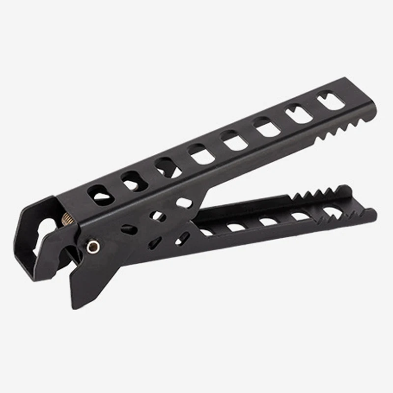 مقبض وعاء التخييم، ملقط الطبخ مقلاة، ملقط شواء، مشبك مقلاة من سبائك الألومنيوم المقاوم للحرارة، لبابنا والمطبخ. #3