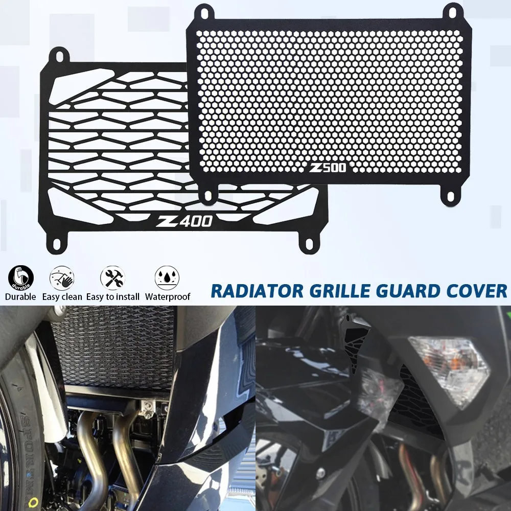 

Z500 Z400 Radiator Guard Protector Grille Cover Parts Motorcycle For Kawasaki Eliminator 400 450 Z 500 SE ABS 2023 2024 2025