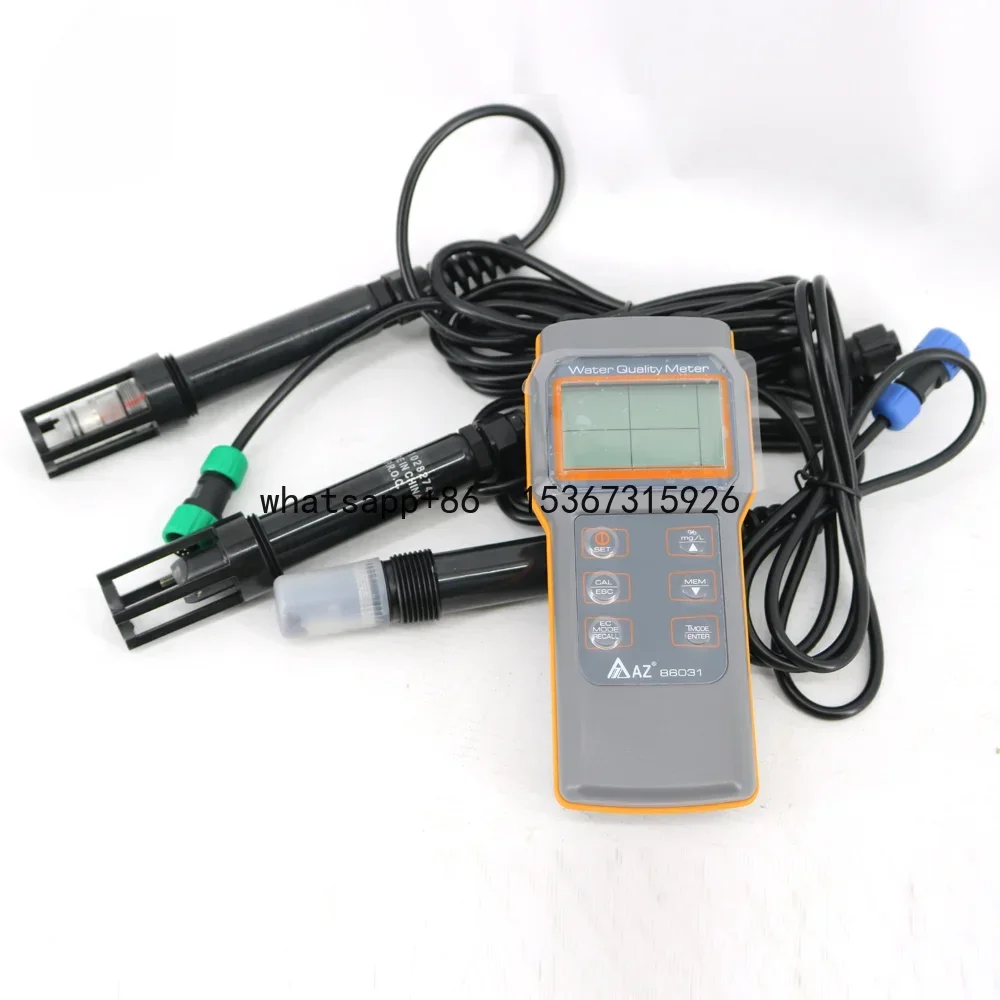 

AZ86031 Water Quality Meter Dissolved Oxygen Tester PH Meter Conductivity Salinity Temperature Meter