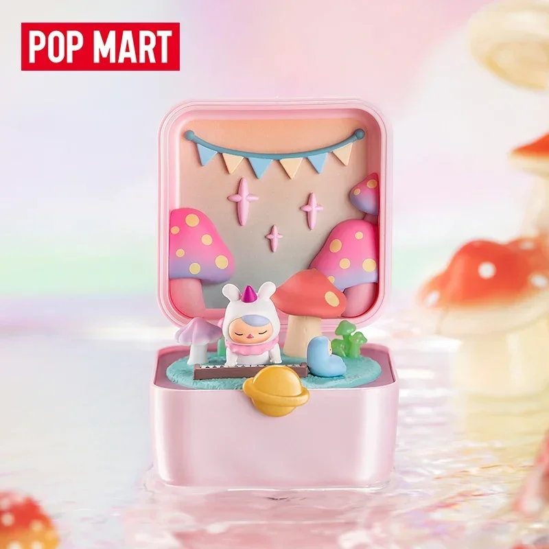 

POP MART Pucky Strange Stars Series Набор сцен Mystery Box Подлинная глухая коробка Guess Bag Орнамент Фигурки Домашний декор Настольная кукла