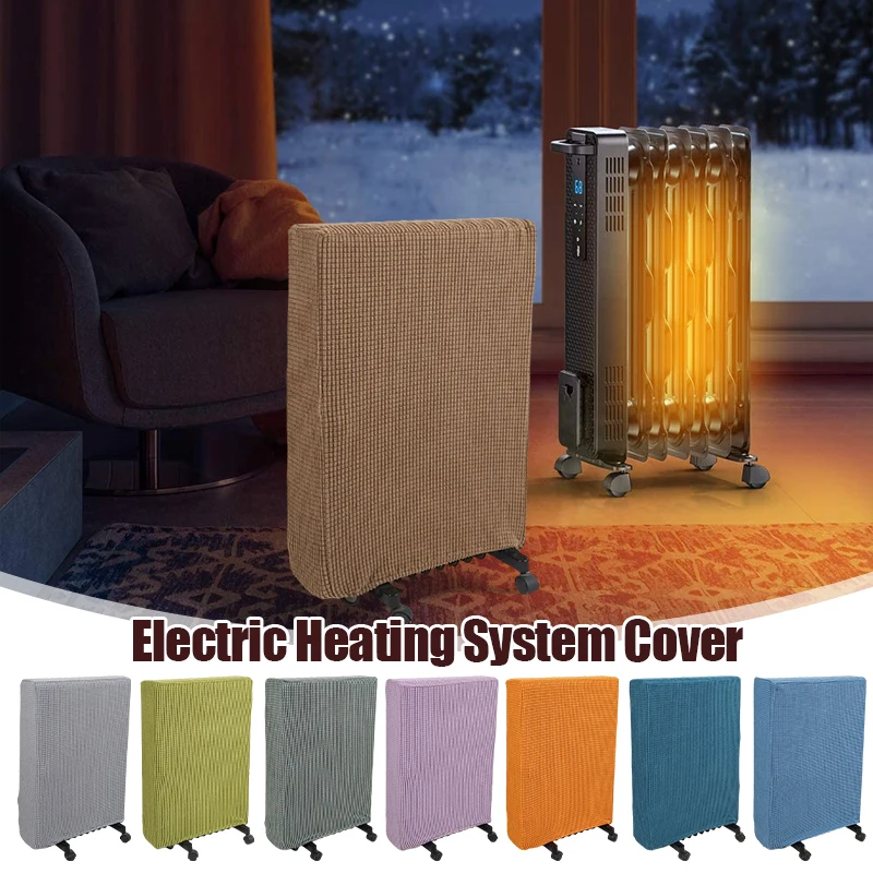 

S/M/L Washable Radiator Dust Cover Stretch Fabric Household Oil Tin Dust Cover Electric Heater Dust Cover Home Storage Cleaning