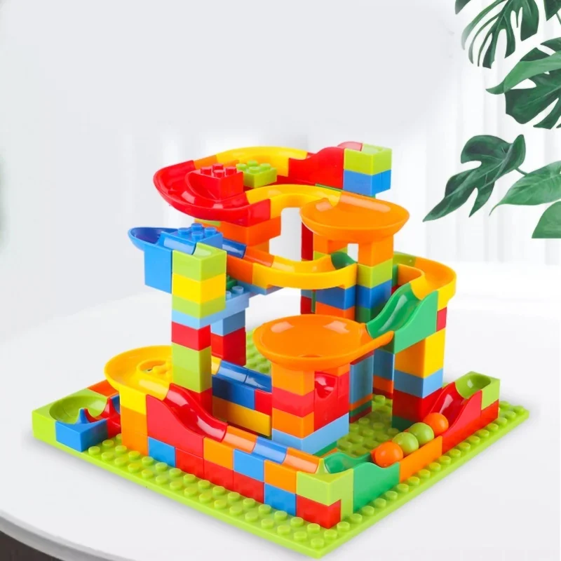 Kinder Bausteine Spielzeug Bunte Pädagogische Intellektuelle Entwicklung DIY Bausteine 1102-168 Kleine Korn Gleitbahn Farbe