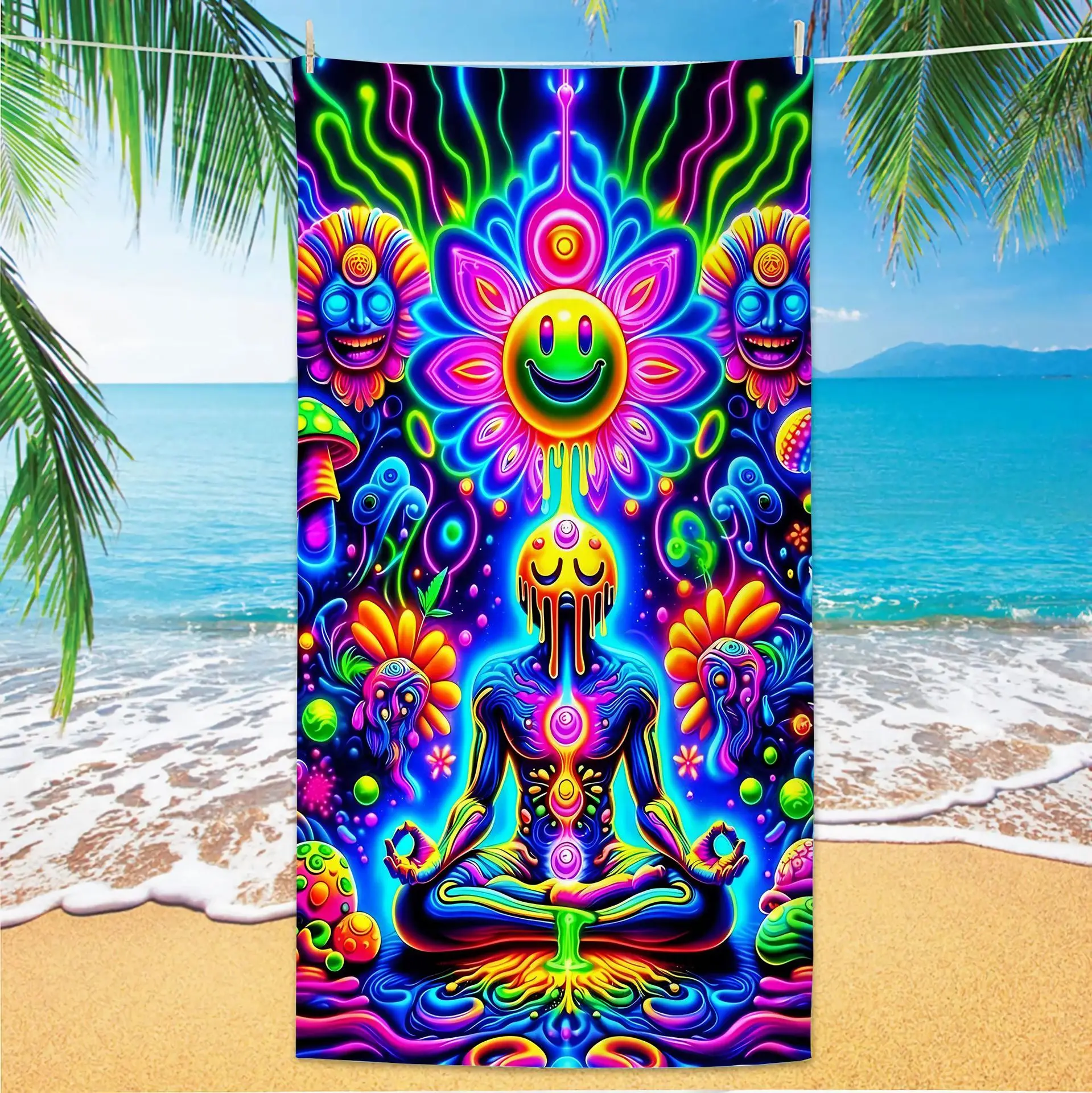 Hight Quality Microfiber Beach Towel Quick Dry Towel for Summer Seaside Travel Outdoor Sport 6 Sizes Fitness Gymnastics Jogging