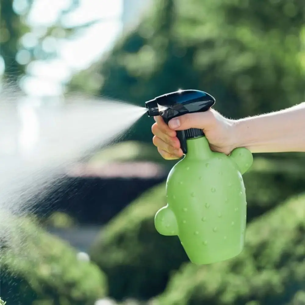 Cute Cactus Shape Water Spray Bottle Water Pot Household Watering Can Garden Accessories 500/600/750/1000ml Handheld Sprinkler