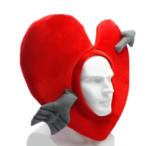 Cosplay Love Headset Valentine's Day Halloween Heart Shaped Cupid's Arrow Funny Party Performance Photo Prop Headgear