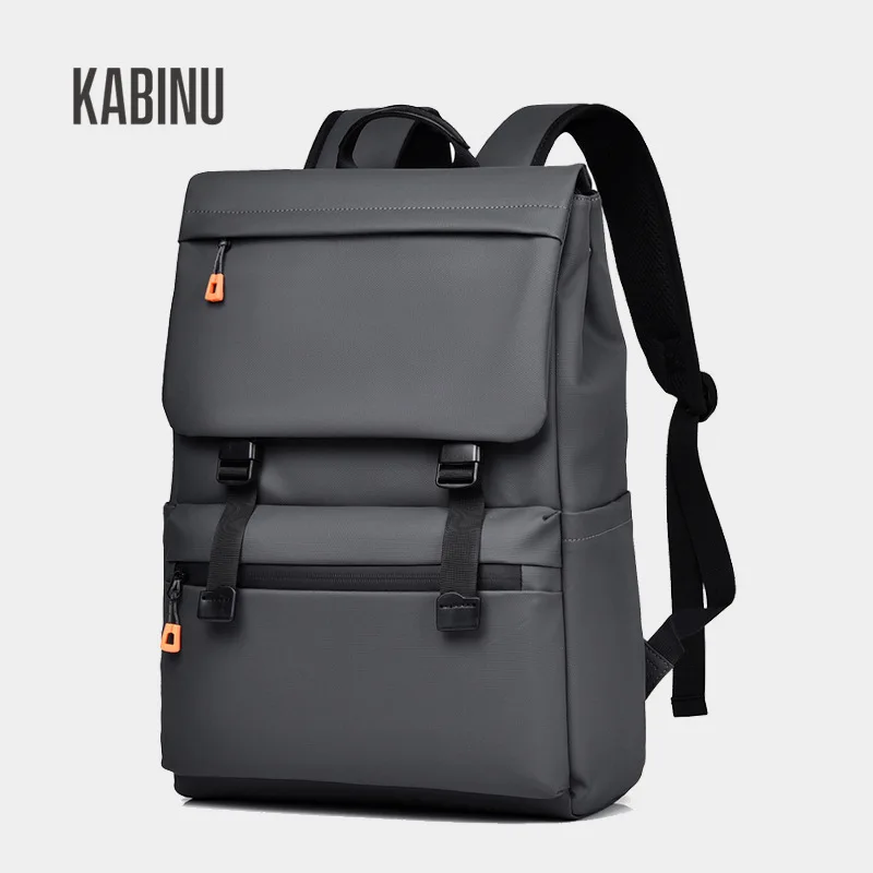 Korean Fashion Men\'s Backpack Large Capacity Waterproof Travel Backpack Business Laptop Backpack Student Schoolbag Shoulder Bag