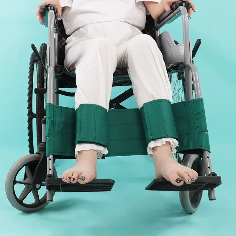 Leg Weak Patients Wheelchair Restraint Protective Belts To Prevent Feet From Getting Involved In Wheels