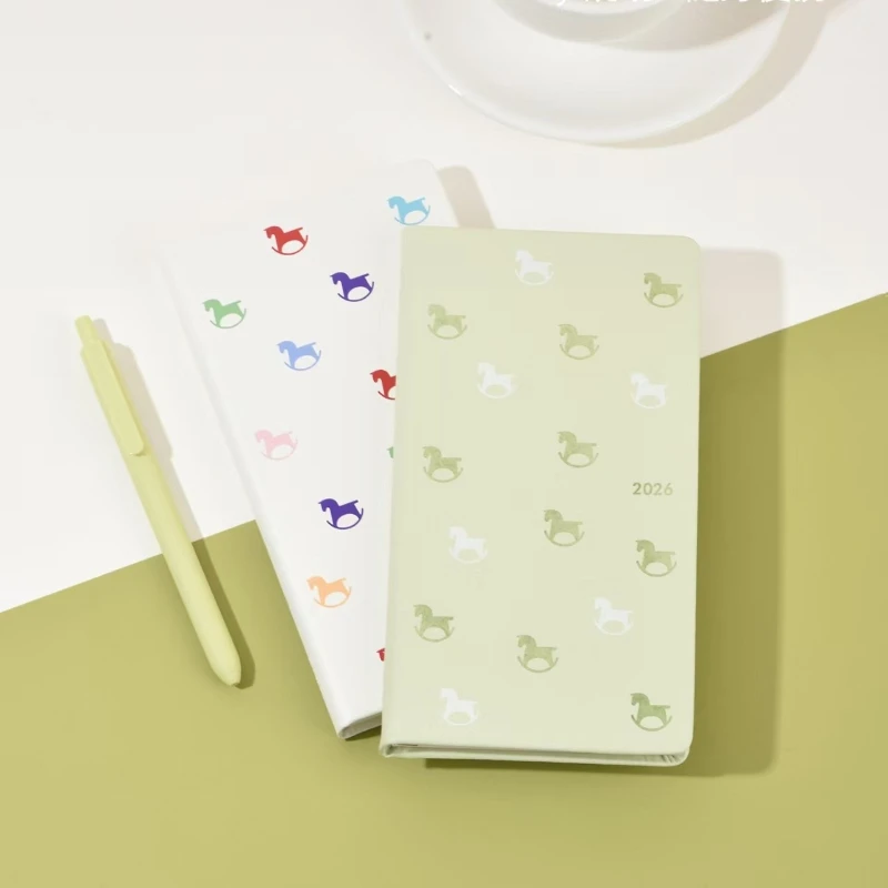 Planificador de caballos 2026 de edición limitada: portada del zodiaco artístico con diseño semanal y seguimiento de hábitos