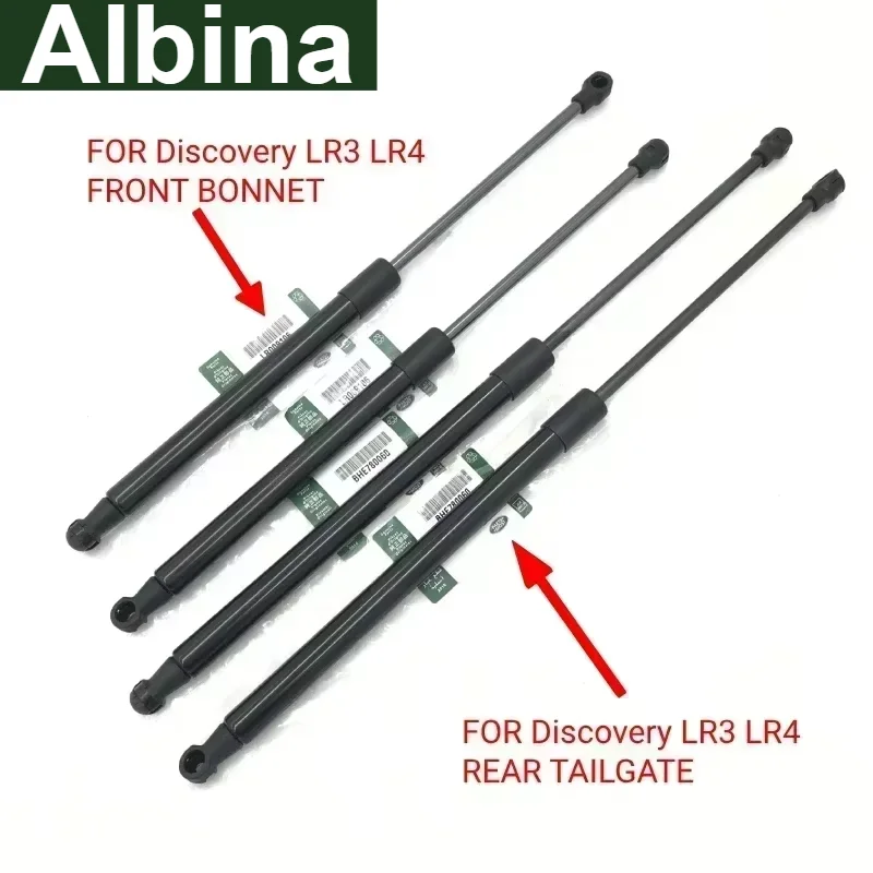 

LR009106 BKK780010 BHE780060 LR086368 780012 2Pcs Bonnet & Tailgate Gas Struts Fit Land Rover Discovery LR3 LR4