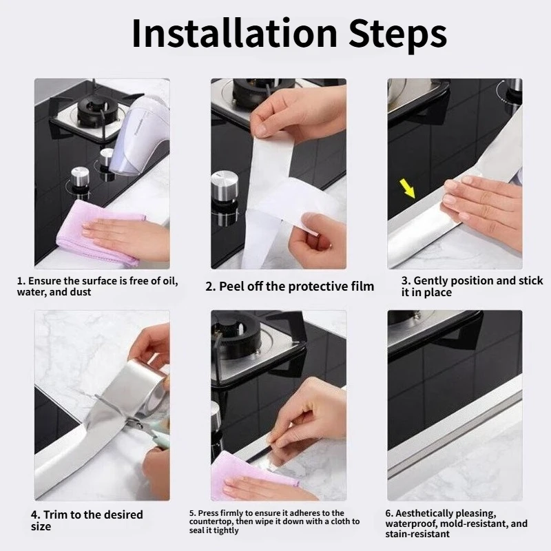 Aluminum Foil Fiberglass Tape High Temperature Resistant Heat Insulation Fireproof Self‑Adhesive Duct Repair Sealing Tape