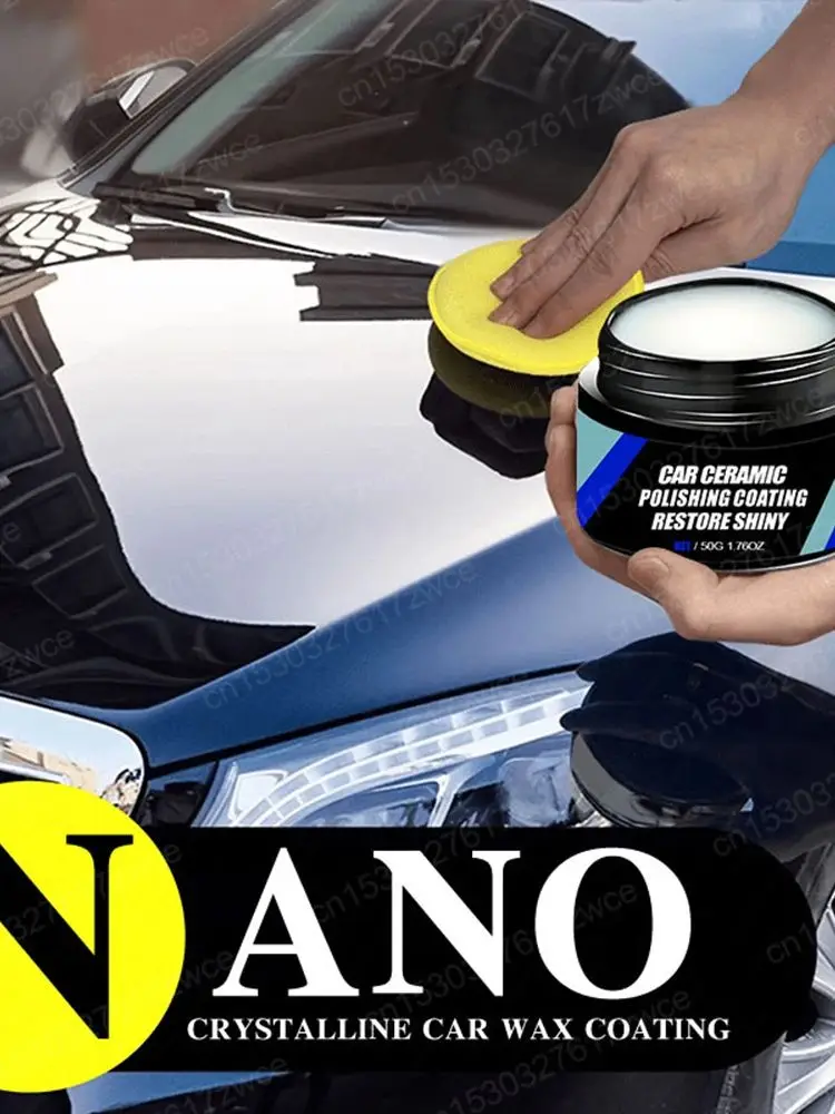 Revêtement de cire Nano en céramique pour voiture, couche hydrophobe en cristal Nano, anti-rayures, polissage de voiture, réparation des rayures