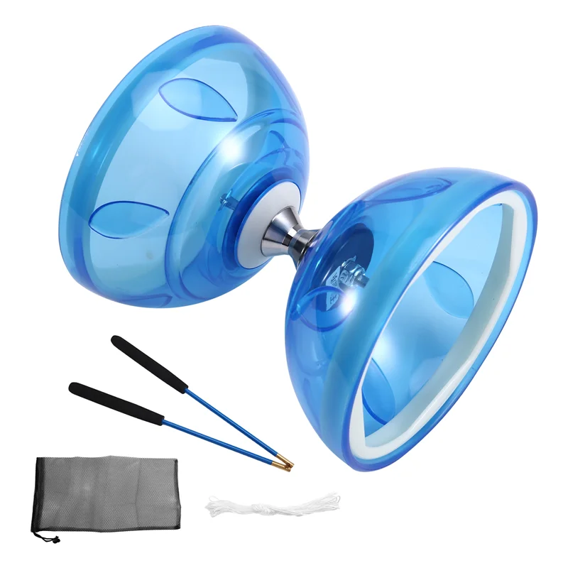 WOWFU-Fiver-Bearing Double-Head Diabolo Fitness Outdoor Play Diabolo Yo-Yo Play Voor Diabolo Ouderen Kinderen