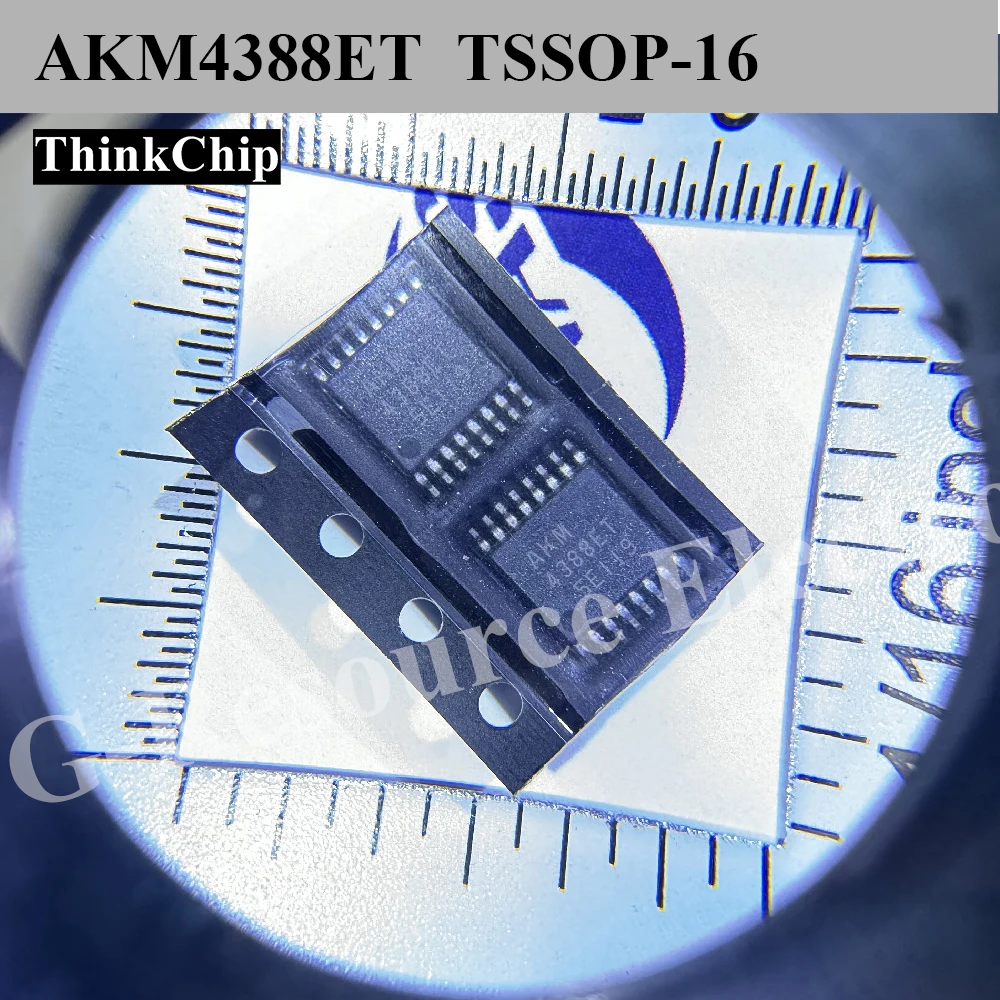 (1pcs) AKM4388ET TSSOP-16 Stereo DAC 24-Bit 192kHz 2-Channel