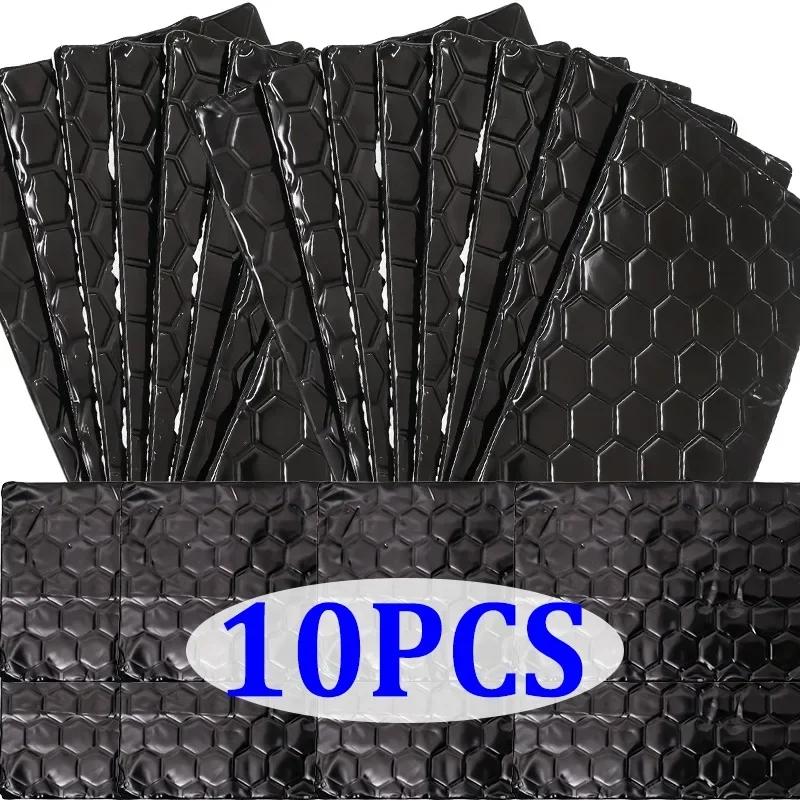 1-10PCS Self-adhesive Car Damping Sheet Heat Insulating Noise Reduce Damping Sheet Butyl Rubber Vibration Isolate Soundproofing