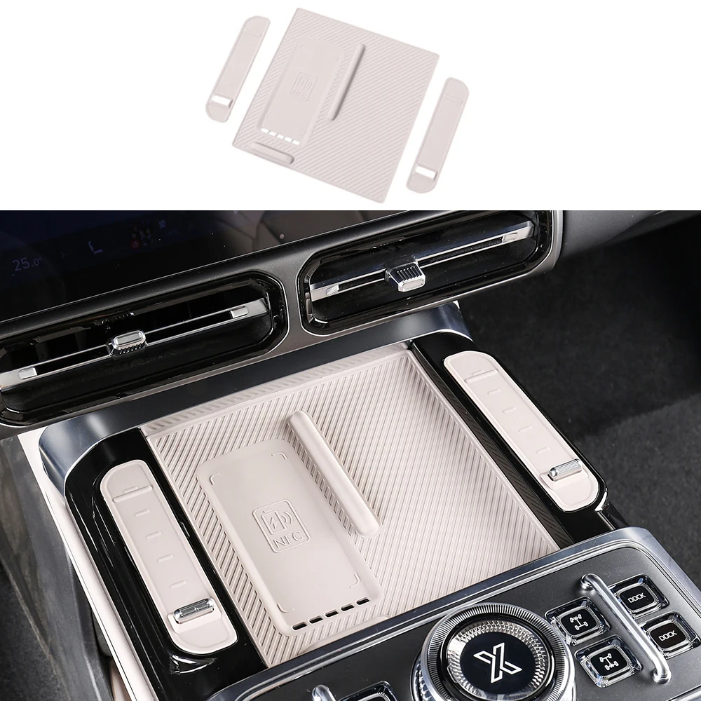 Car Wireless Charger Mat Fit for Jetour G700 2025 2026 2027 Center Console Button Dust Shield Interior Accessories