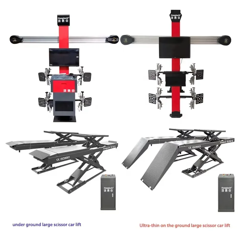 One Stop Full Set Workshop Complete 3d Wheel Alignment and Tire Changer Machine and Tire Balancer for Repair Workshop