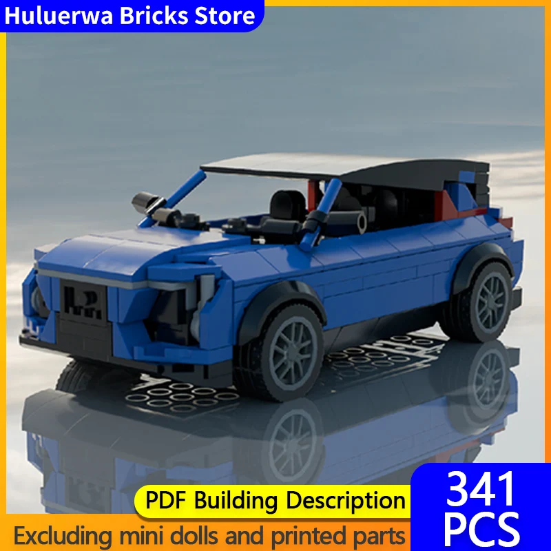 

Модель скоростного гоночного автомобиля MOC, строительные кирпичи Lyriq, внедорожник, модульная технология, подарки, праздник, сборка, детские игрушки, костюм