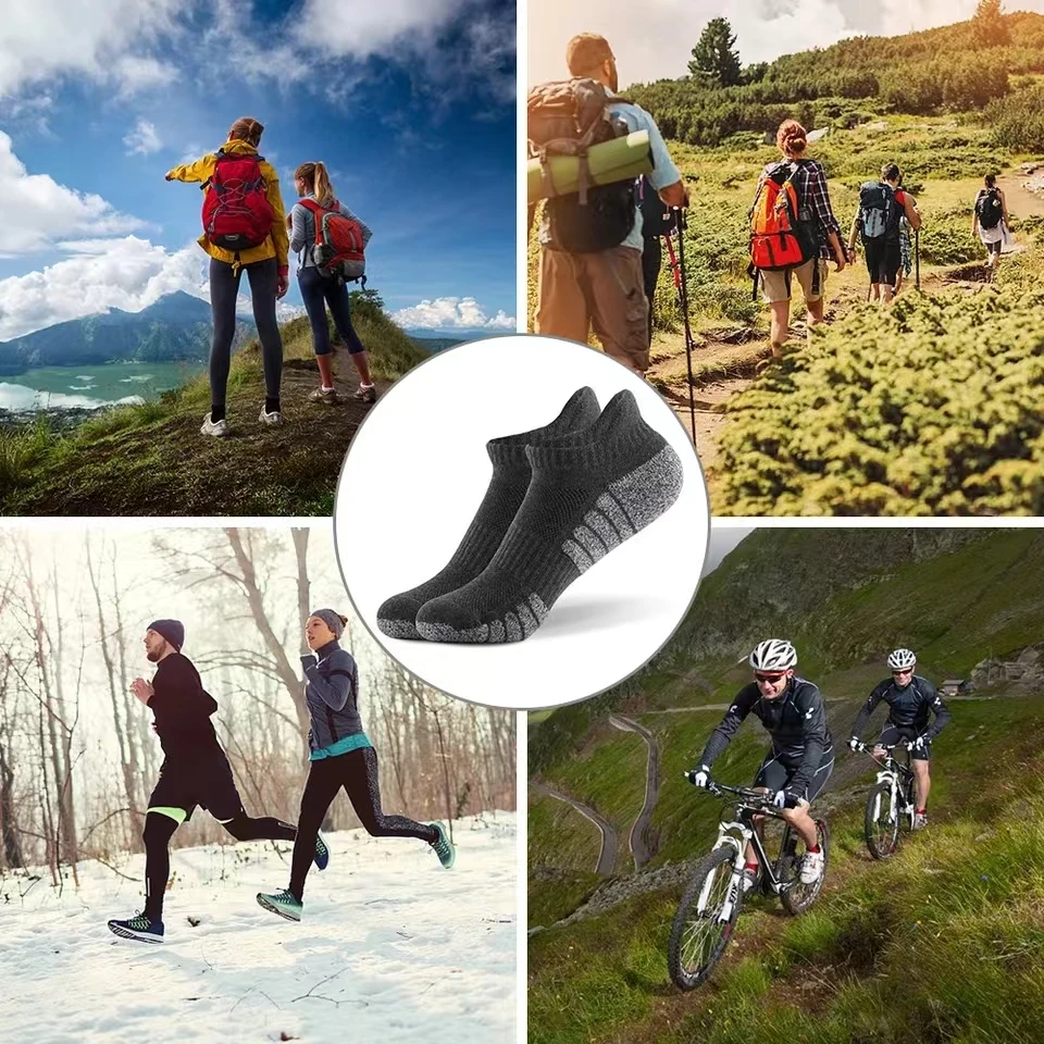 3 çift Profesyonel Koşu Spor Spor Ayak Bileği Çorap erkek Havlu Çorap Açık Spor Kısa Çorap Erkek Ve Kadın Çorap HEDIYE