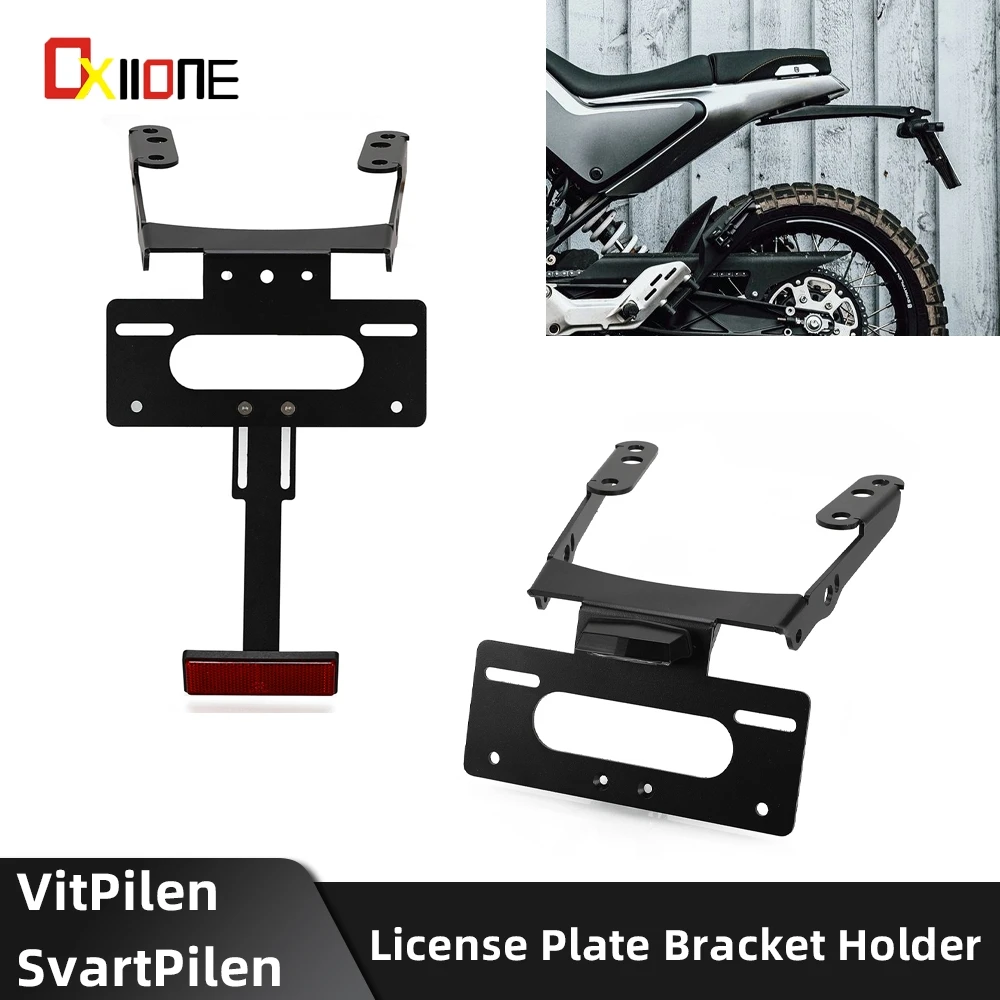 

For Husqvarna SvartPilen 125 200 401 SvartPilen 250 2020-2023 2022 Rear License Plate Holder Bracket Tail Tidy Fender Eliminator