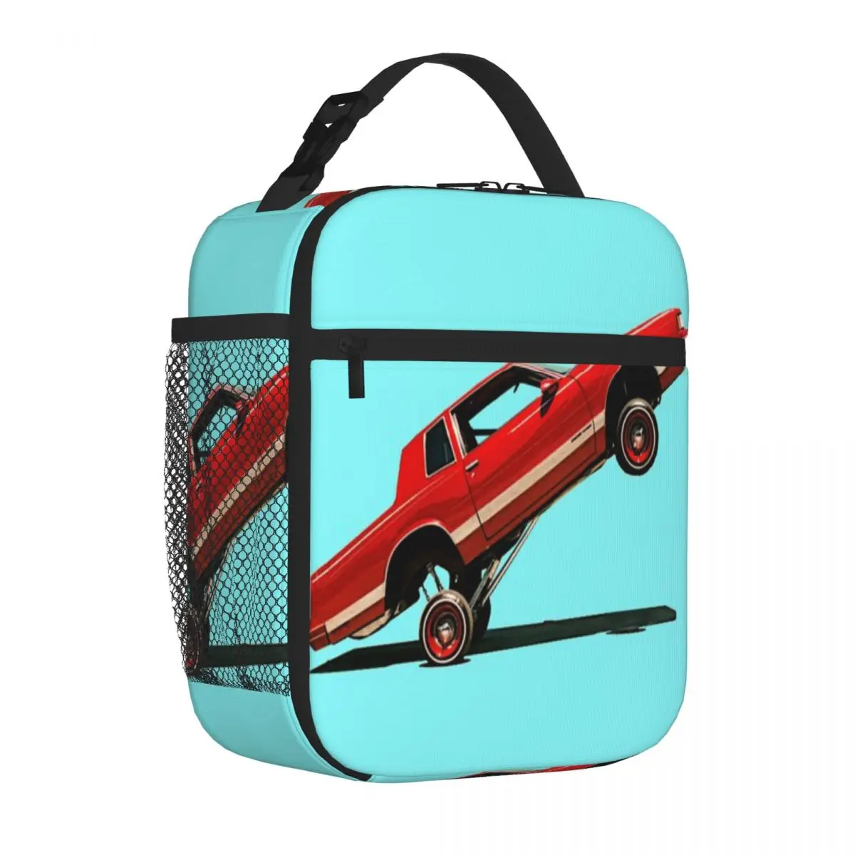 Bestselling Hopping Lowrider Car Simple Student Lunch Bag Desk Dining Meal Bag