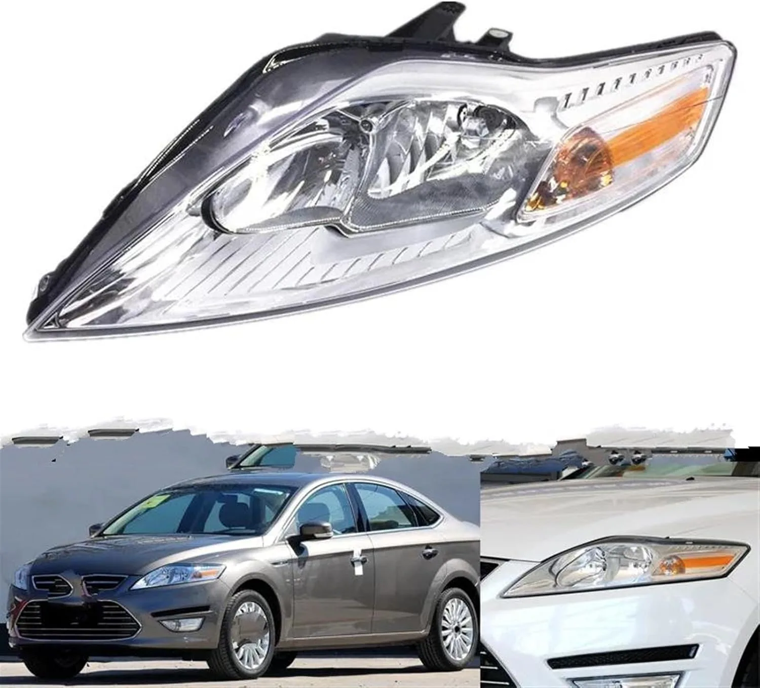 

For Ford Mondeo 2006 2007 2008 2009 2010 Front Bumper Head Light Headlamp Driving Headlight Turn Signal Light