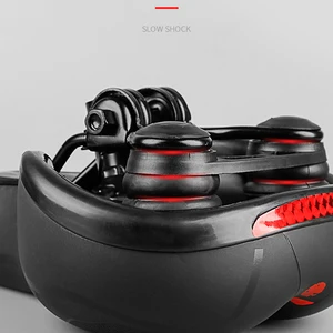 Large soft thickening bicycle seat Cycling large bum reflective saddle shock absorption rainfall breathable shock absorption 6 Main Sales Bicycle Bank - №2
