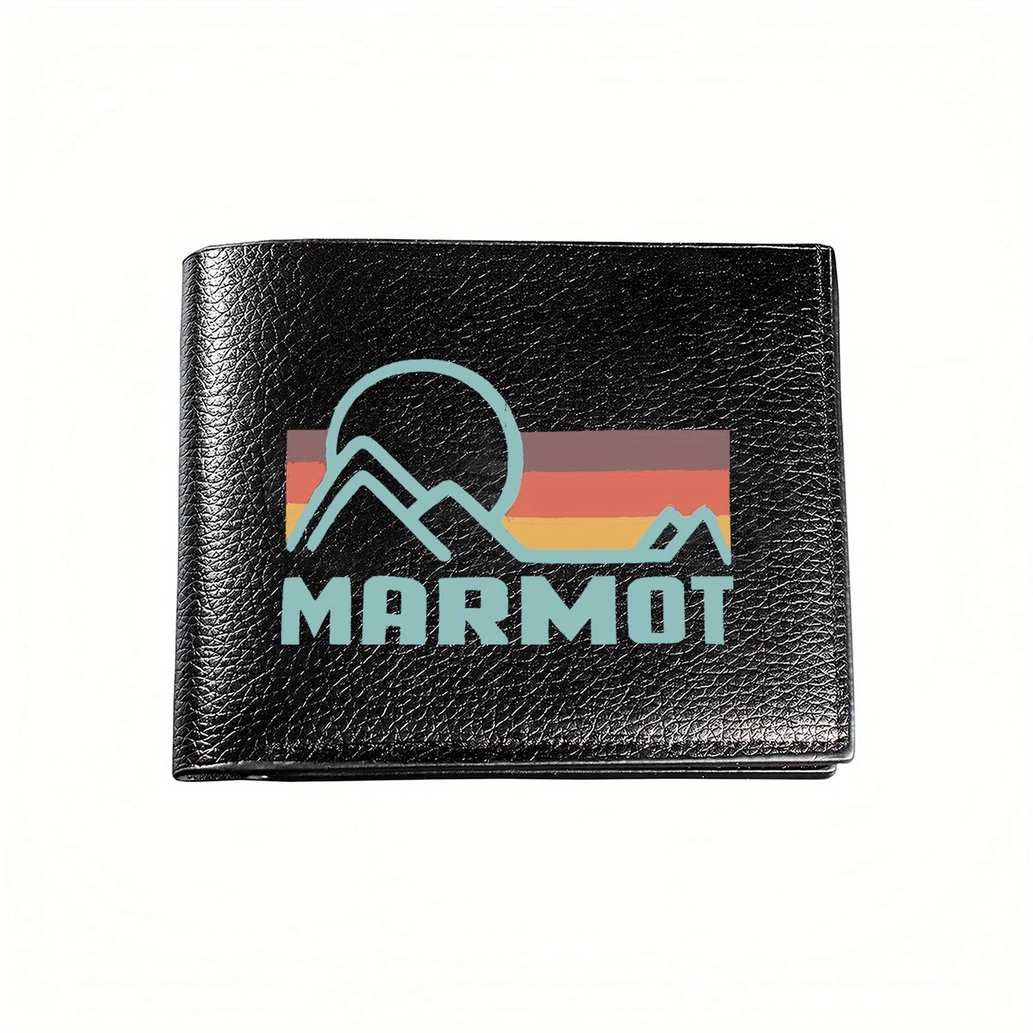 

Кошелек с логотипом Marmot Mountain: деловой мужской повседневный элегантный простой практичный качественный кошелек с стильным принтом и графикой, креативный Chri