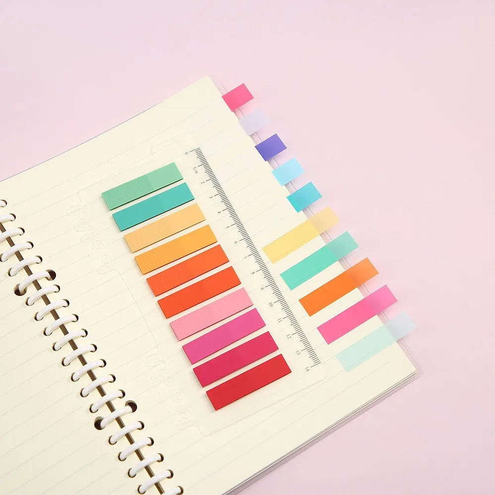 200sheet Loose-leaf Index Tabs Self Adhesive Page Markers DIY Decorative Sticky Notes Classify Files Flags Planner Mark Stickers