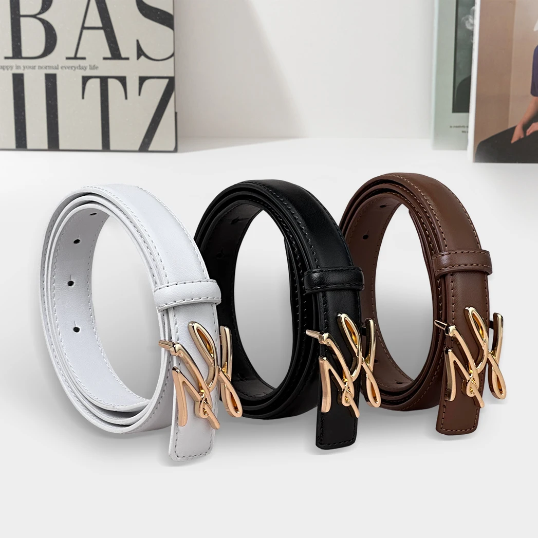 

Классический женский ремень Джокер в стиле ретро, женский тонкий.